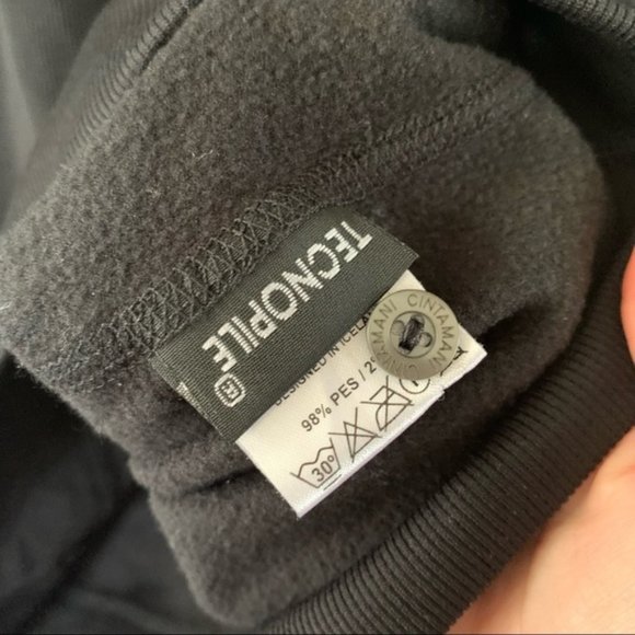 Cintamani Thermal Long Sleeve Henley Button Black Shirt Warm Button Tecnopile - Picture 4 of 11